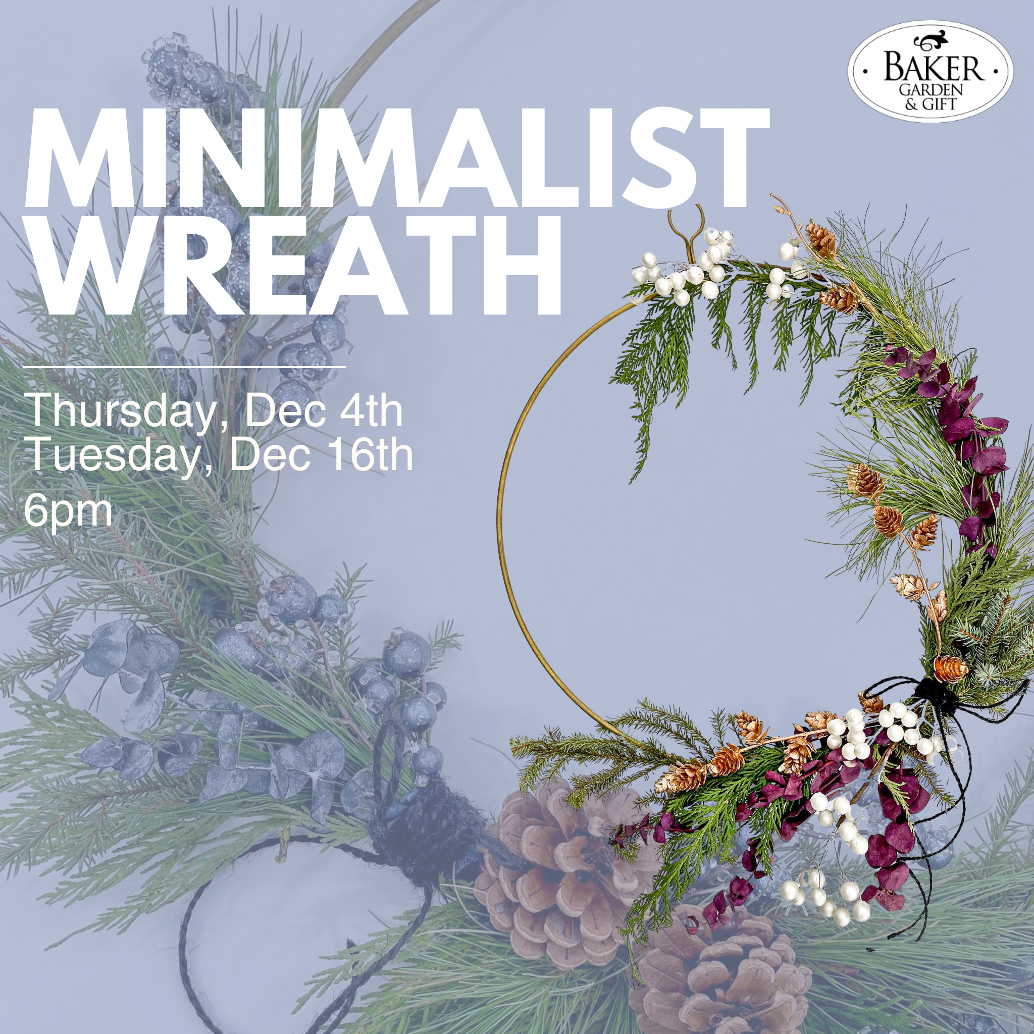 Minimalist Wreath Workshop