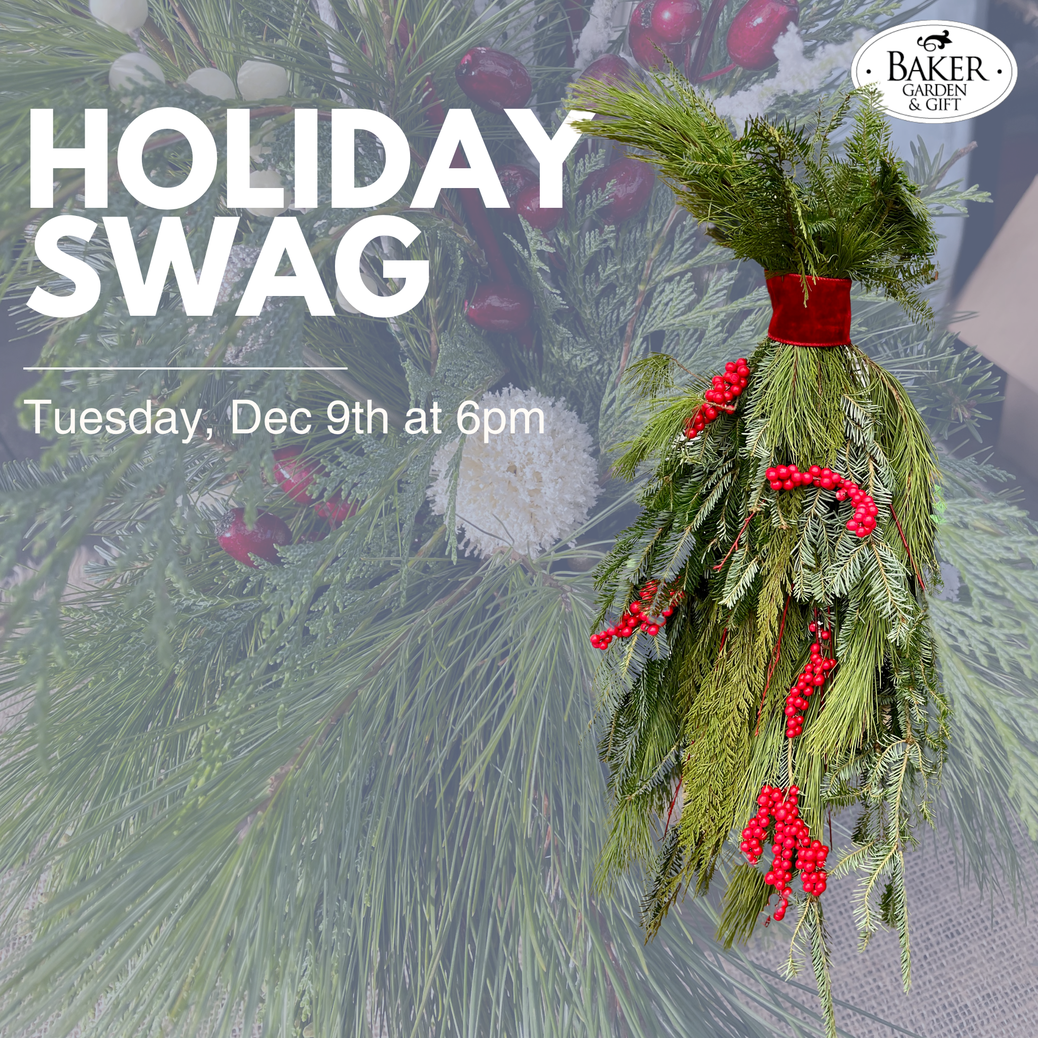 Holiday Swag Workshop
