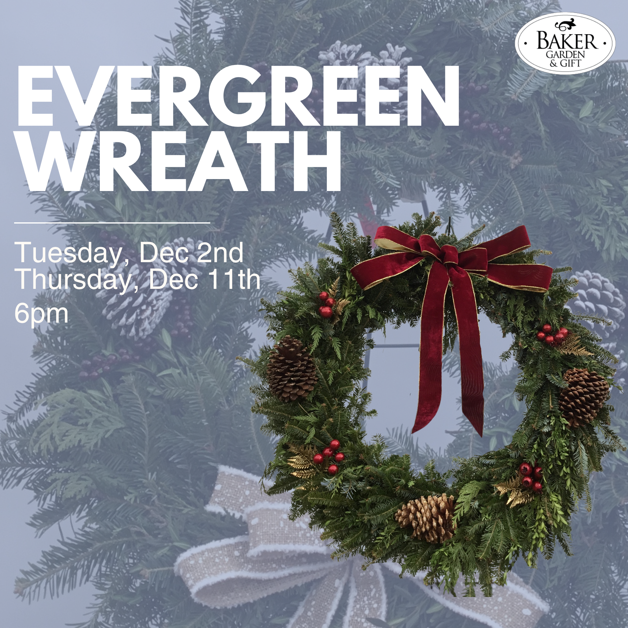 Evergreen Wreath Workshop
