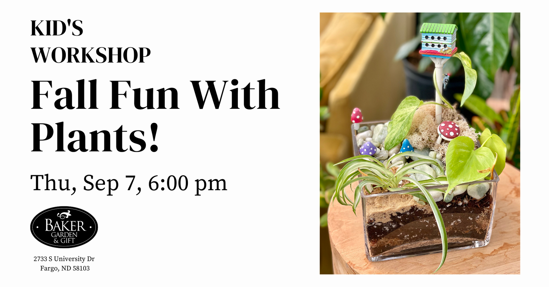 Events and Baker Garden and Gift