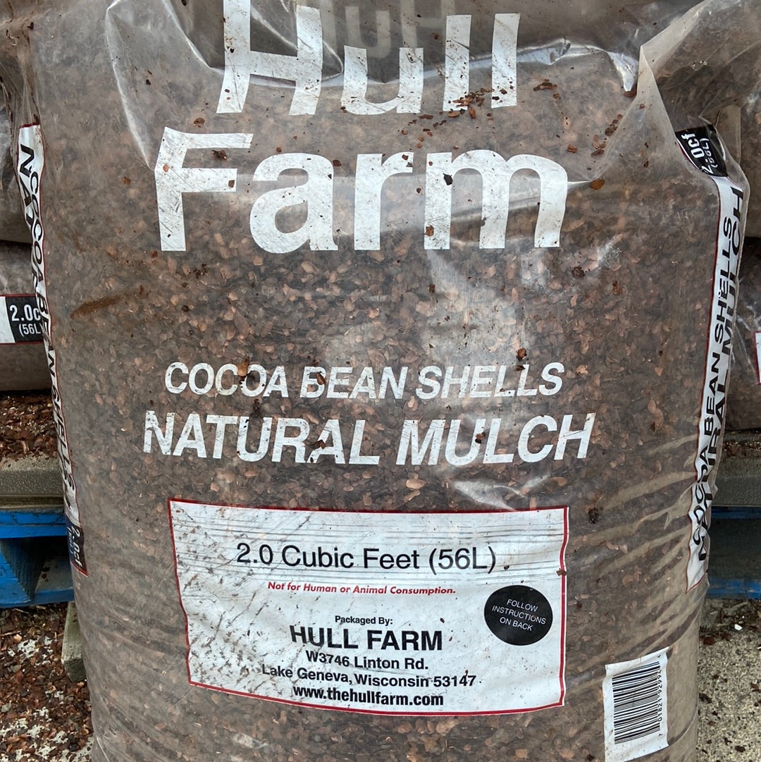 cocoa bean mulch 2 cubic foot bag Baker Garden and Gift